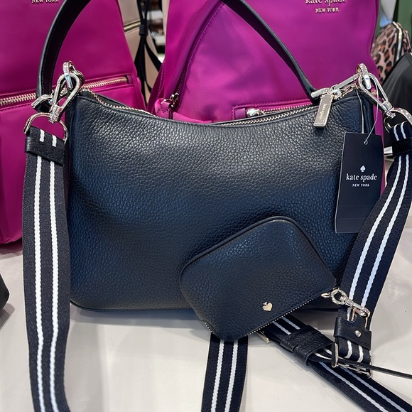 Kate Spade Rosie Shoulder Bag With Tech Attachment AirPod 
Black 
NWT - Picture 9 of 16